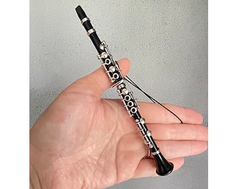 Clarinet Ornament, Clarinet gifts, Clarinet decor, Gift for Musicians, Musical instruments, Music Gift, Music Decor, Musician gift