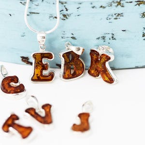 Alphabet Letter Pendant Sterling Silver Letter Alphabet Necklace Alphabet Charms Initial Letter Jewellery Pendant with first letter of name