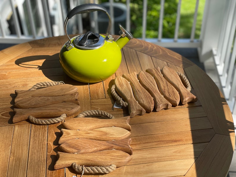 Trivets for Hot Dishes Wooden Trivet Fish Wooden Trivet for Etsy