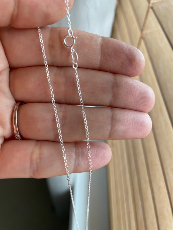 Ladies sterling silver chain sale