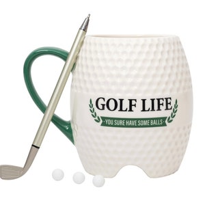 Golf Mug Golf Life, Golf gifts, Golf gifts for men, Golfing gift, Golf decor, Golf gifts for dad, Father's Day gift, Golf gift iron club