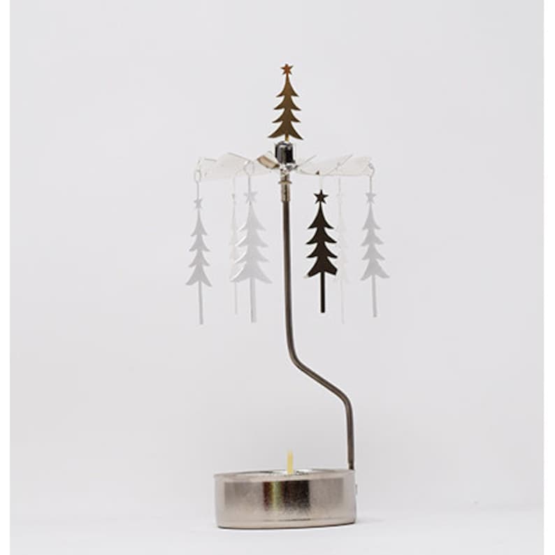Spinning Candle Holders. Christmas Tree. Rotary Candle Etsy