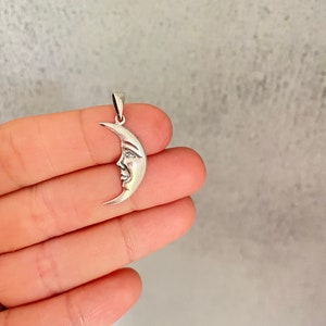 Crescent Moon Pendant Crescent Moon Necklace Moon pendant Moon Jewelry Moon necklace Celestial jewelry Crescent Moon Charm