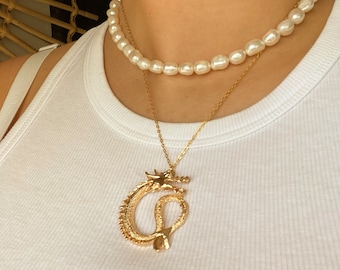 Golden Dragon Necklace