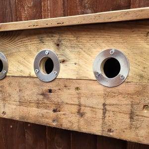 Sparrow Colony - bird nest box from recycled wood