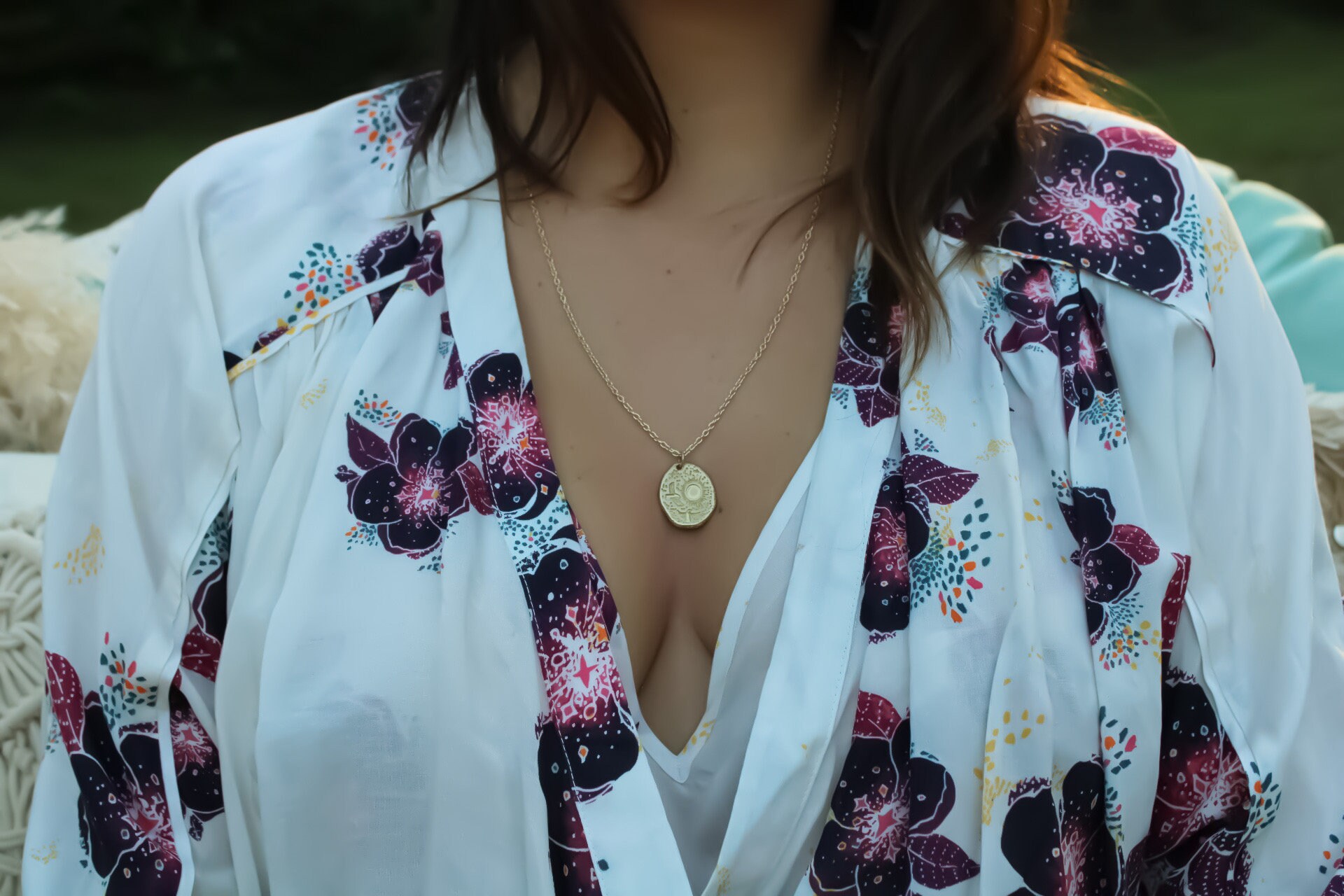 Eagle shop eye pendant