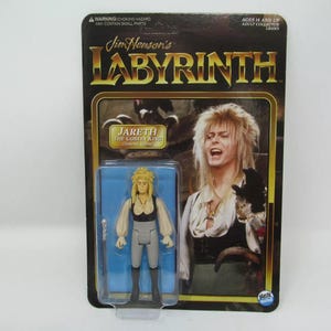 Jareth Goblin King figura de ação em cartão Jim Henson Labirinto Almôndega de Plástico