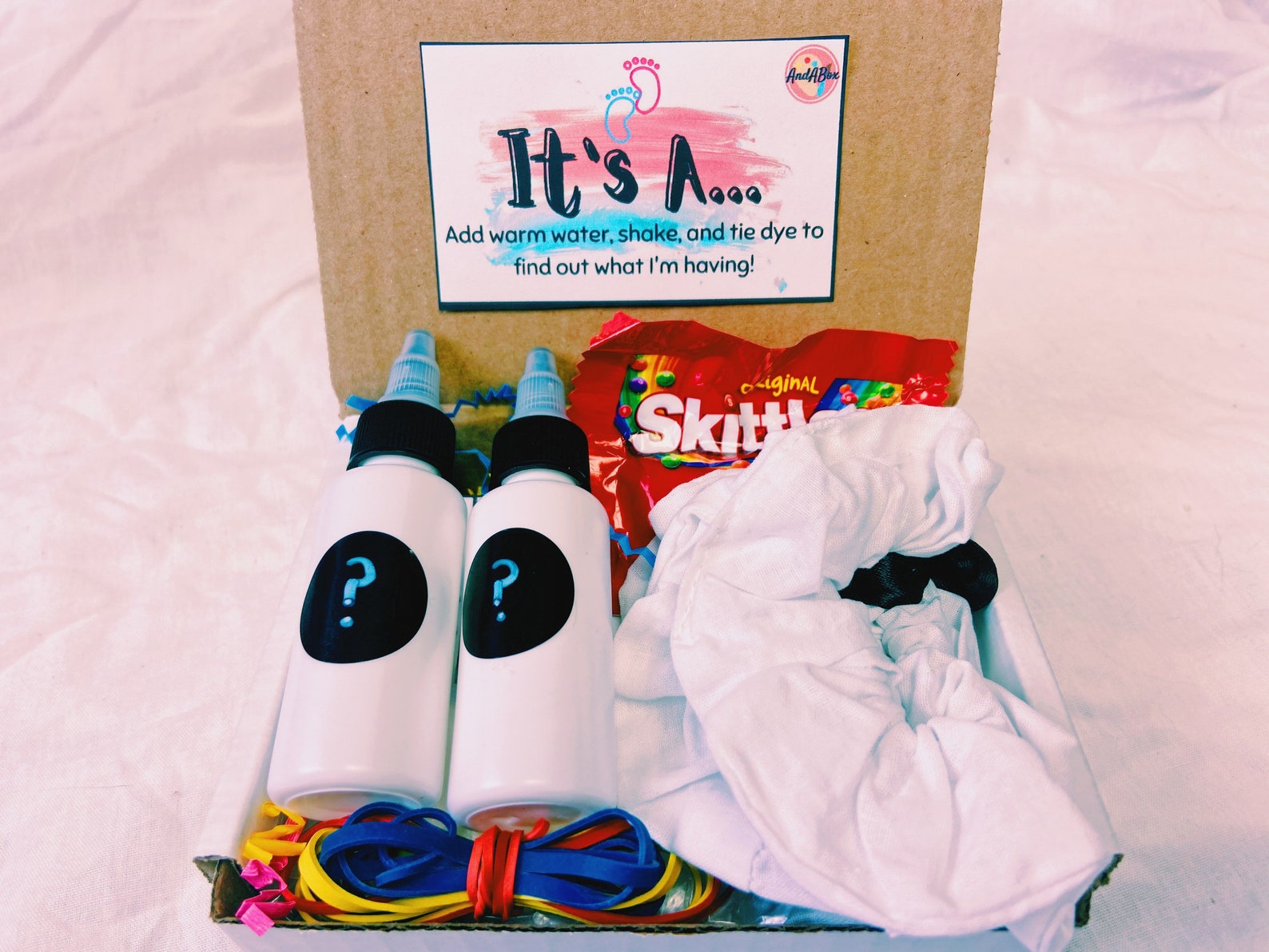 Gender Reveal Tie Dye KitCraft KitsIt's A GirlIt's Etsy