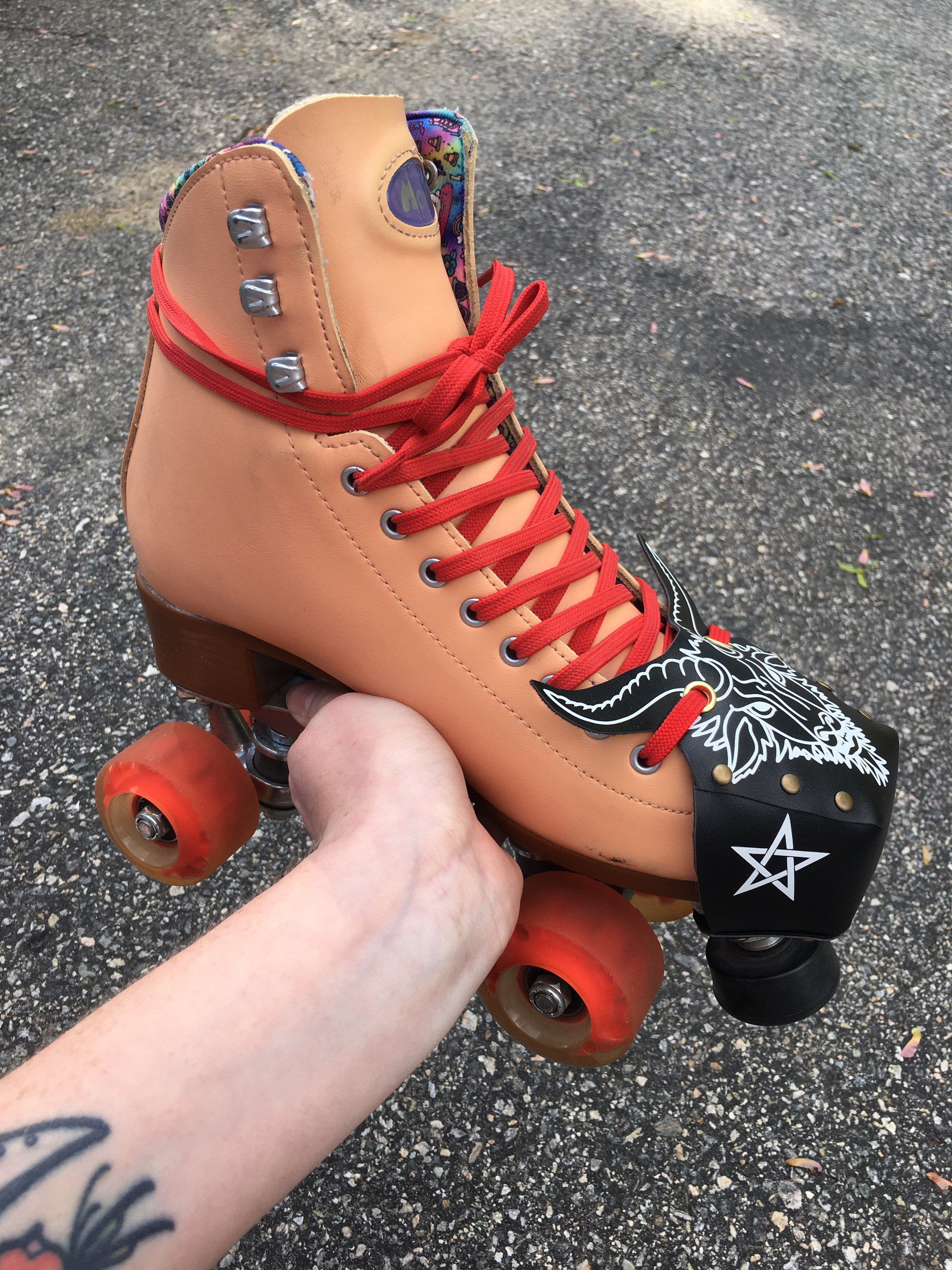 Baphomet Roller Skate Toe Guards - Etsy