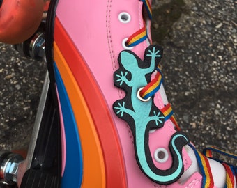 Lizard Roller Skate Lace Accessory