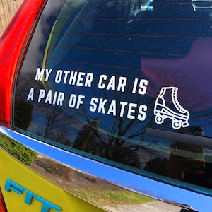 Roller Skate Bumper Sticker