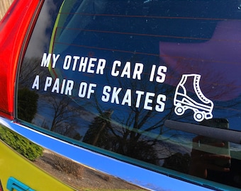 Roller Skate Bumper Sticker