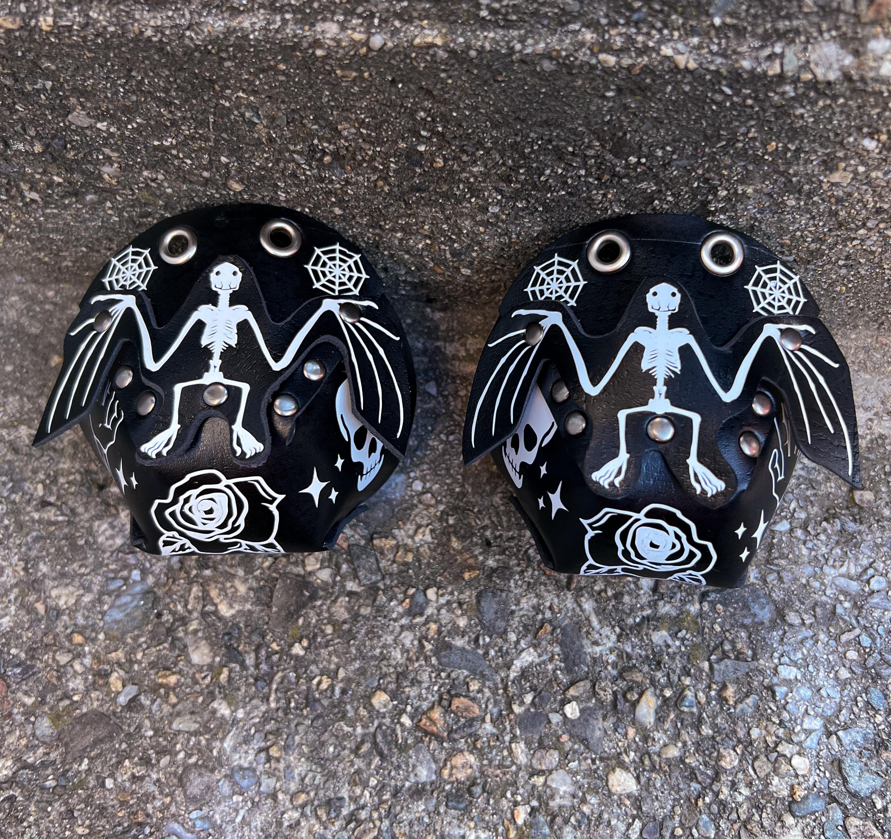 Goth Roller Skate Toe Guards - Etsy