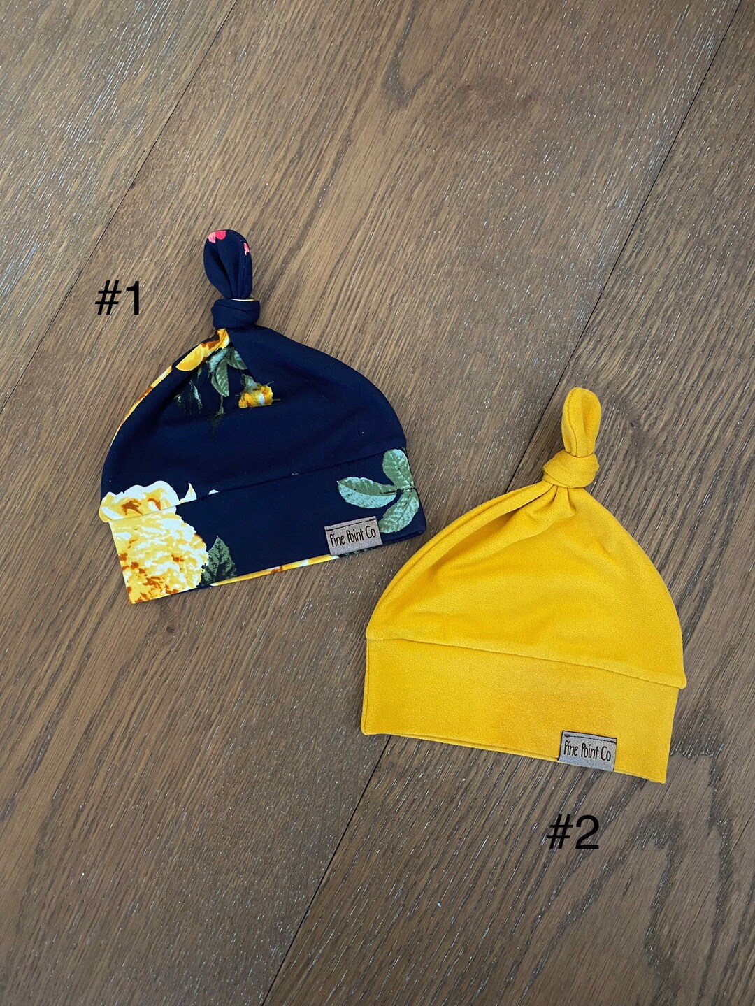 Preemie Hats, Baby Hats, Infant Hats, Knotted Hats, Slouchy Hats