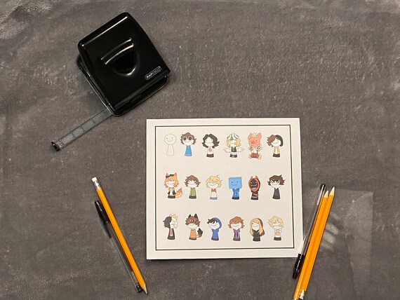 dream smp sticker sheet etsy