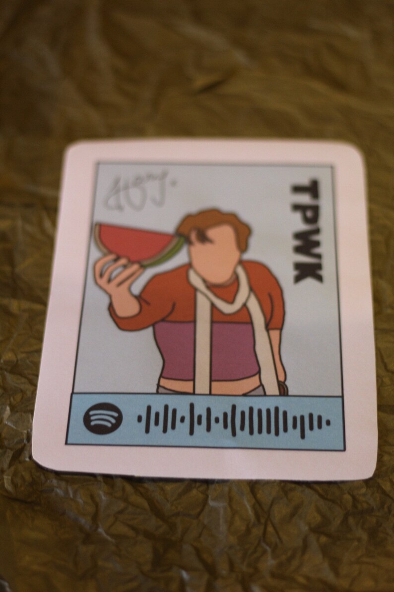 One direction and solo artist Spotify code stickers