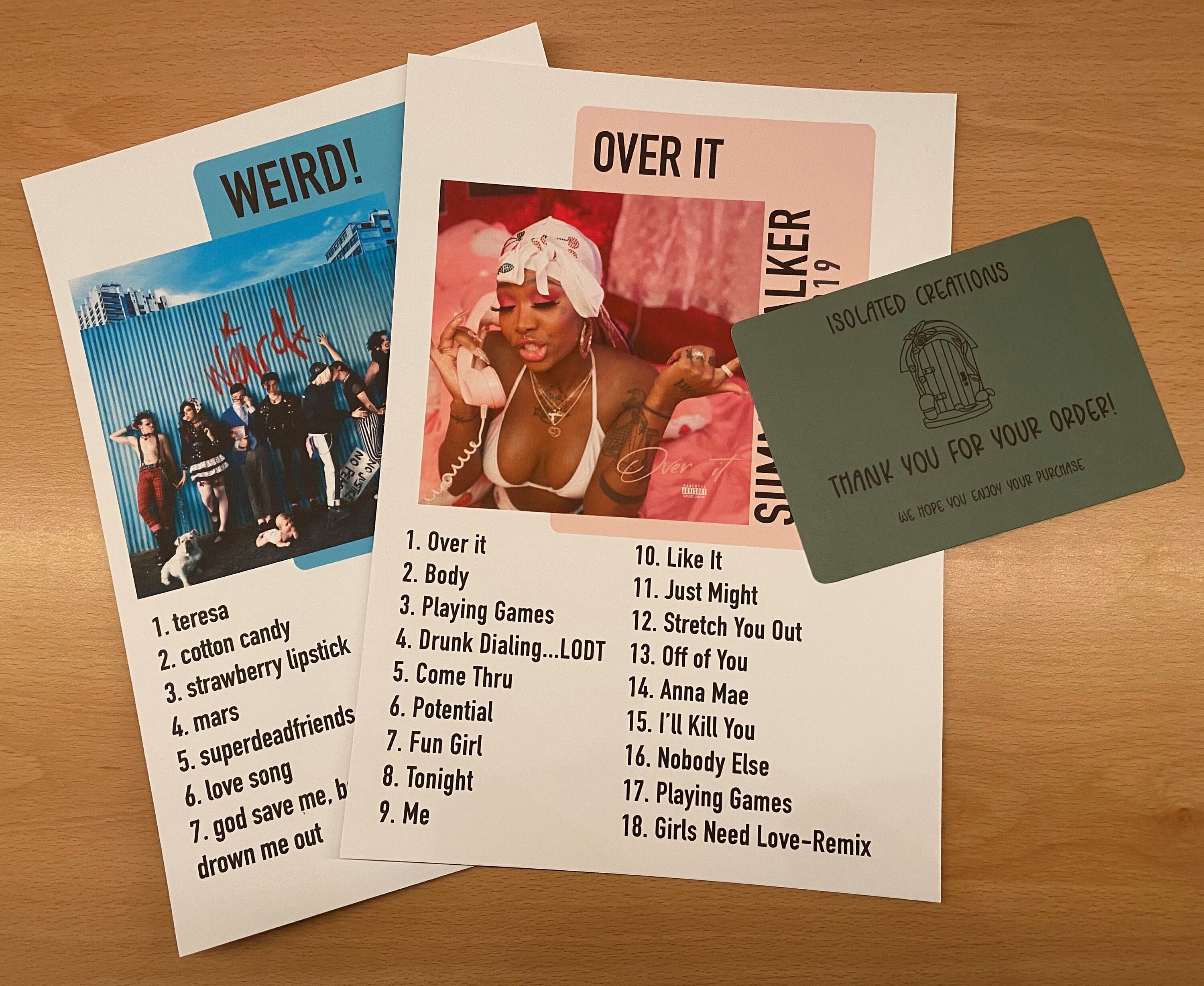 Album Posters Etsy UK