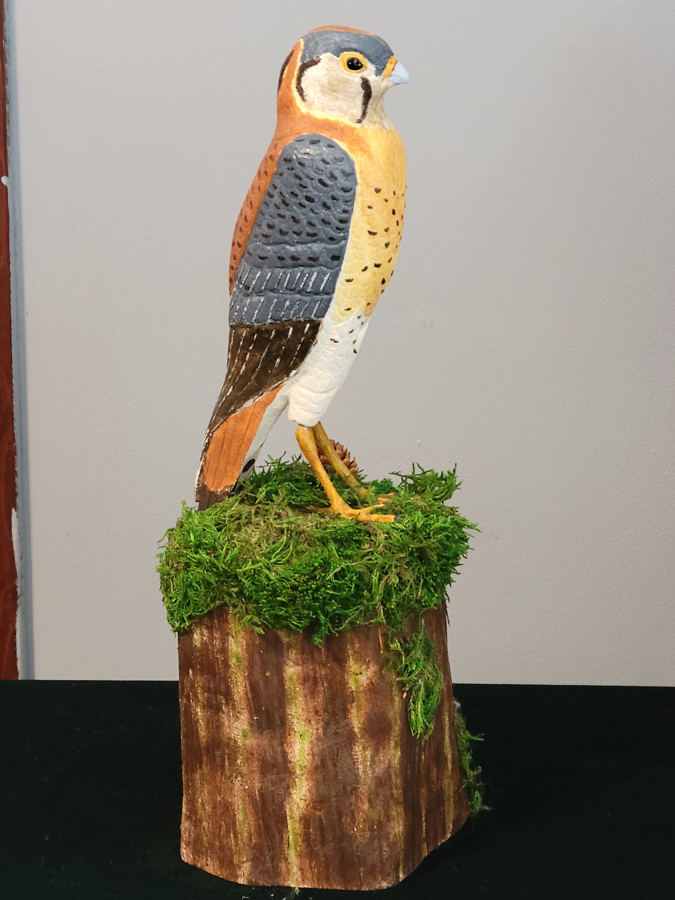 Kestrel Wood Carving Etsy
