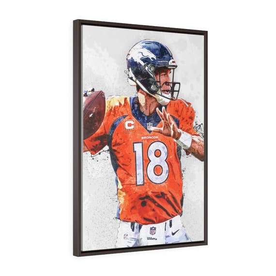 Peyton Manning Poster Denver Broncos Print Peyton Manning photo