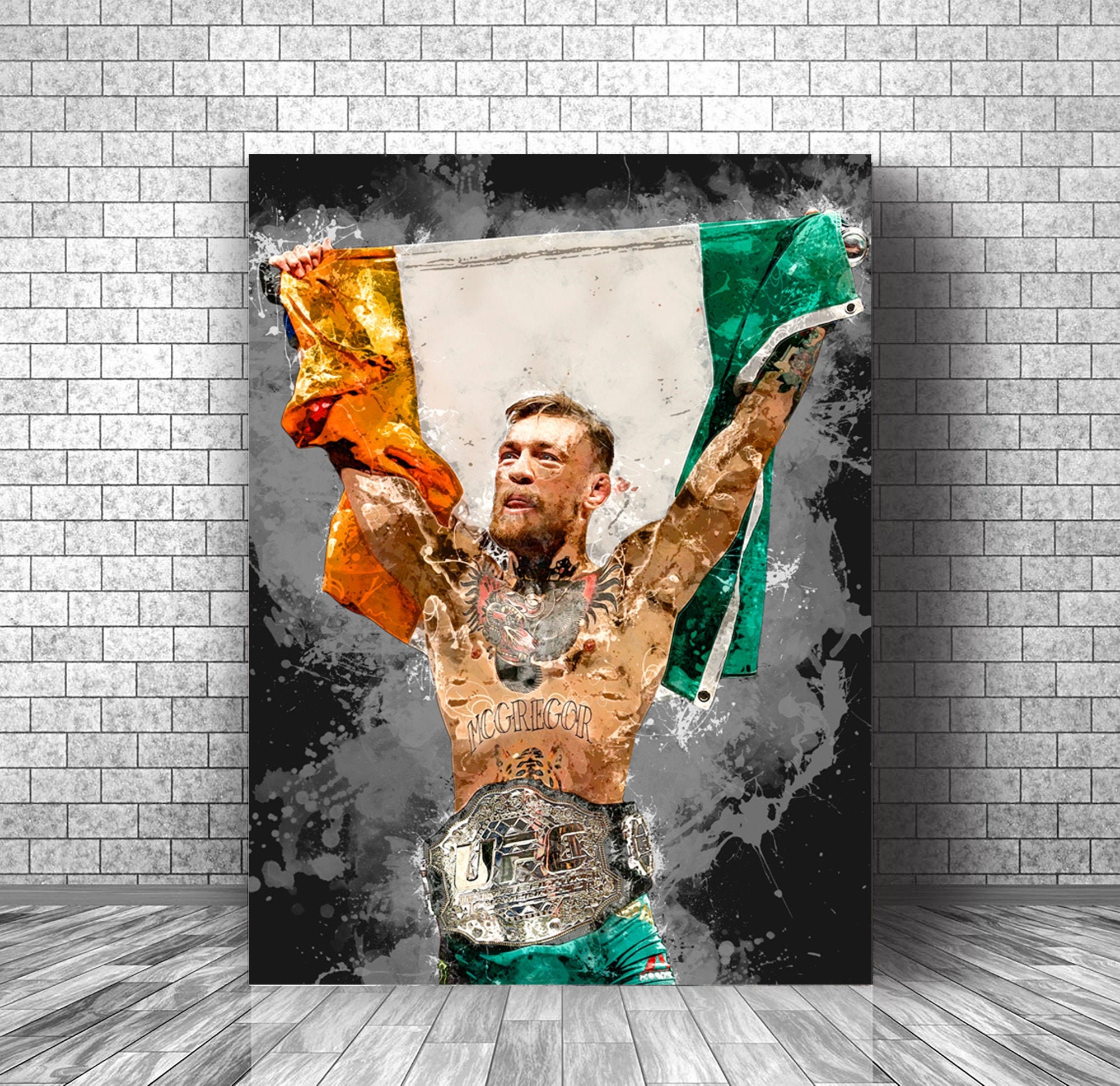 All Sizes Conor Mcgregor Poster Irish UFC Fighter Picture Print Wall Art 