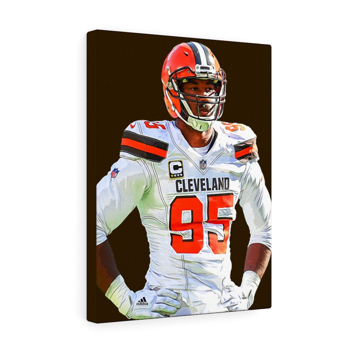 Cleveland Browns Poster / Myles Garrett Print / Premium Wall | Etsy