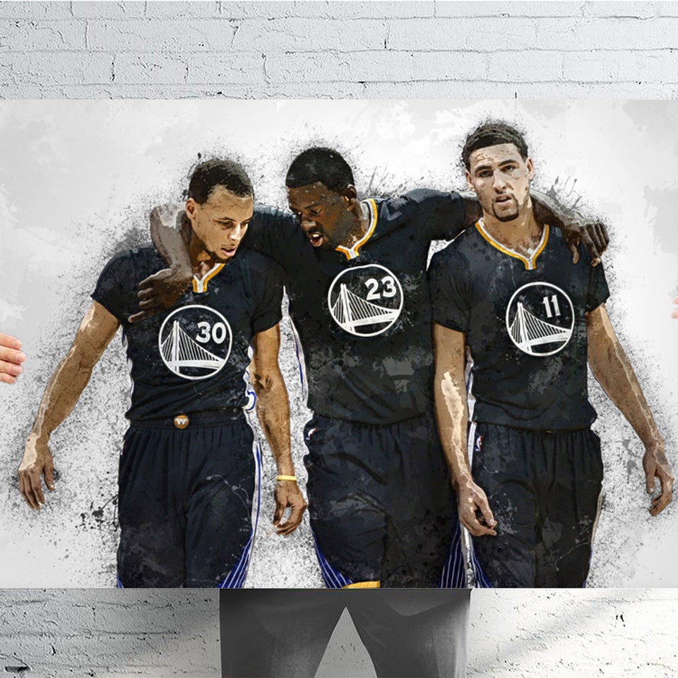 Discover Steph Curry Klay Thompson & Draymond Green Poster