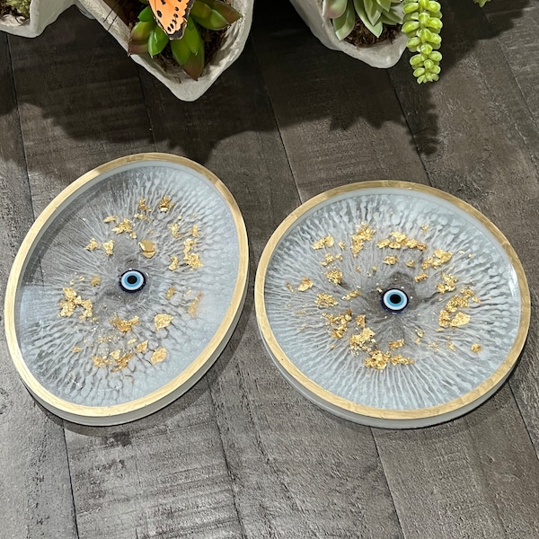 Evil Eye small Tray | Gold or Silver