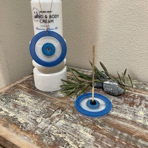 Evil Eye Incense holder and ornament set| Bakhoor Holder | Bukhoor Holder | Yoga Decoration