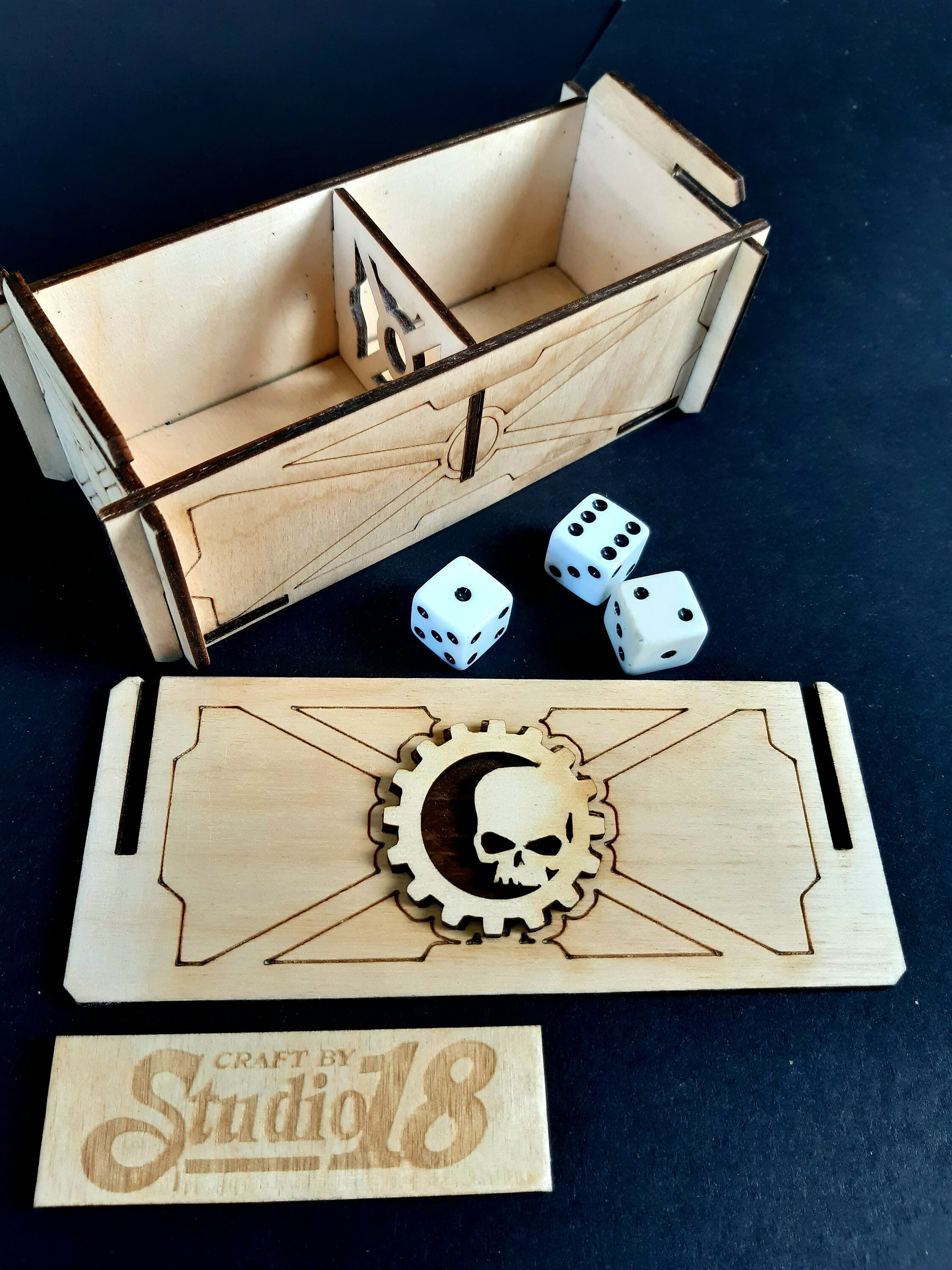 Wooden Dice Box Warhammer 40k Gaming. Etsy