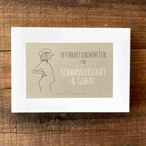 Geburt und Schwangerschaft - Affirmationskarten-Set