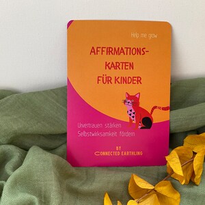Affirmationskarten-Set für Kinder
