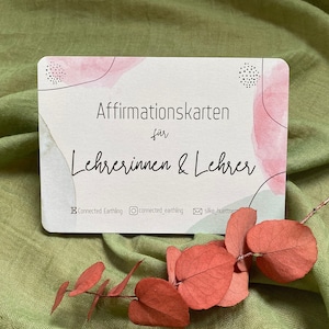 Affirmationskarten-Set für Lehrerinnen und Lehrer