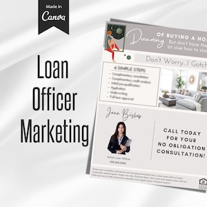 Mortgage Loan Officer Marketing, Mortgage Marketing Template, Mortgage Broker Flyer, Mortgage Loan Originator Marketing, Mortgage Lender