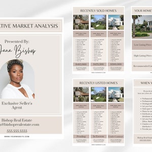 Comparable Market Analysis Realtor CMA Packet Comparative Market
