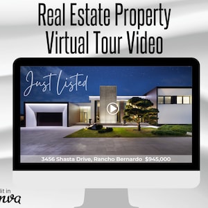 Real Estate Listing Video, Just Listed Property Video, Realtor Virtual Home Tour, Property Listing Video Script, House for Sale Video, Canva