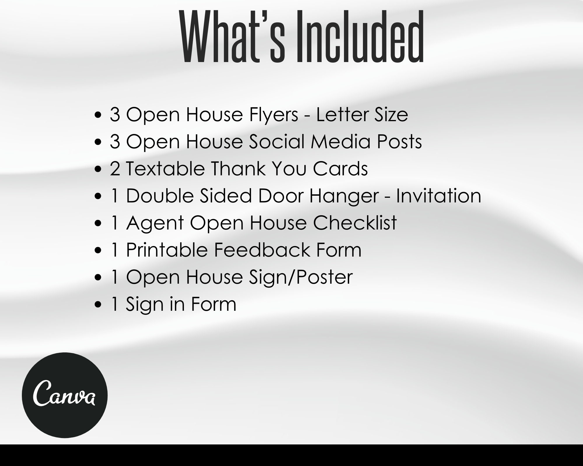 Real Estate Open House Bundle, Open House Flyer Real Estate Custom ...