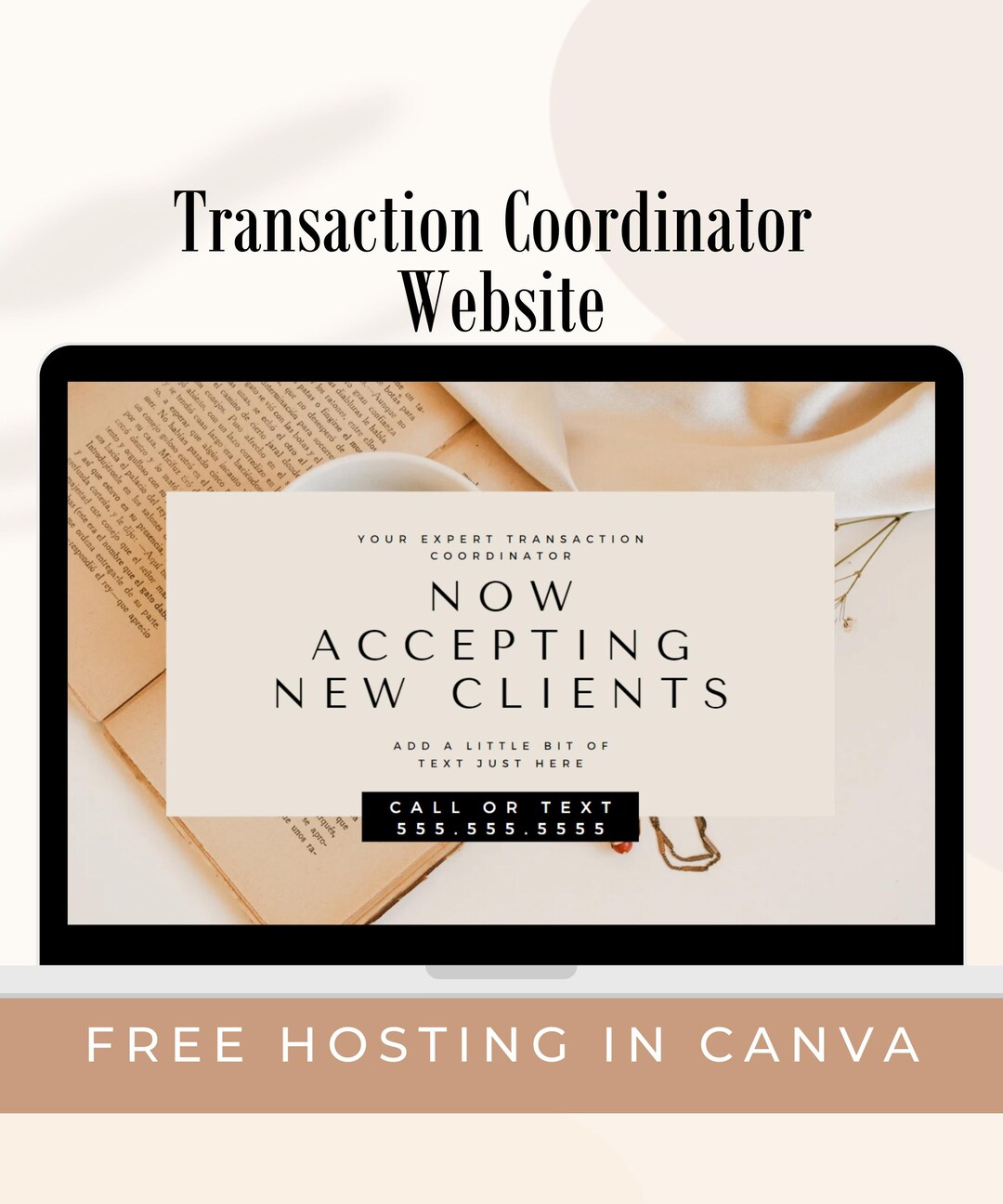 Transaction Coordinator Website Template, TC Marketing, Real Estate ...