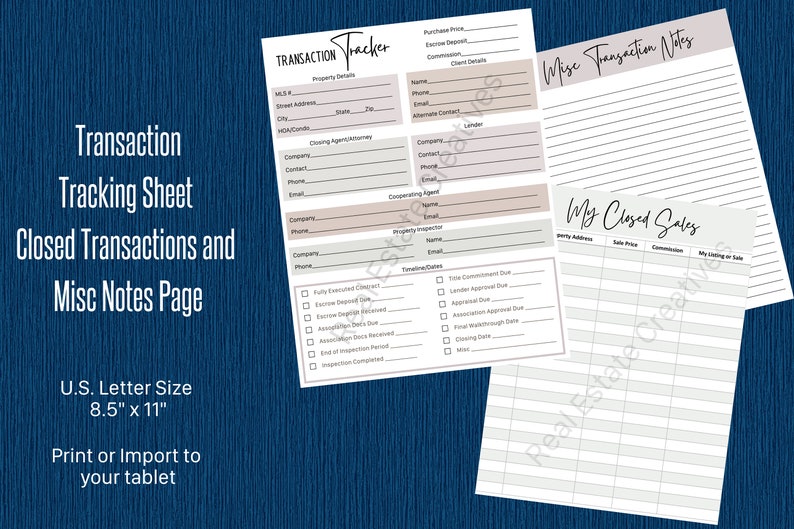 real estate deal tracker