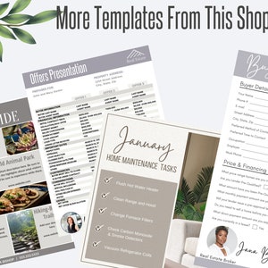realtor house hunting template