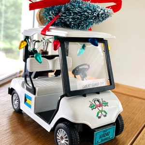 Ornament Golf Gift Island Ornament Golf Cart Gift Troubadour Golf Cart Personalized Bahamas Golf Cart Florida