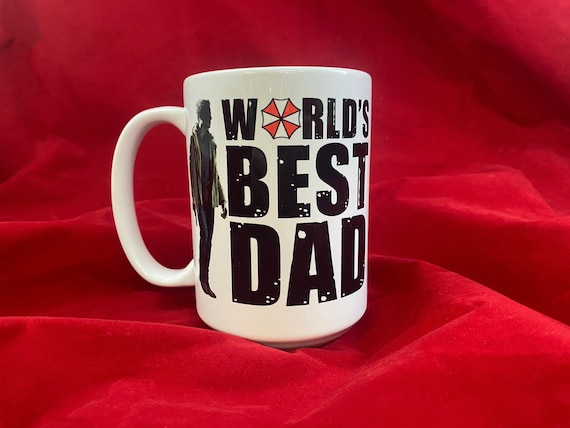 Resident Ethan Winters World's Best Dad Coffee Mug, Res Evil Ethan Dad Mug, Father's Day Gamer Dad Coffee Mug, Coffee Cup RE 8 Village
