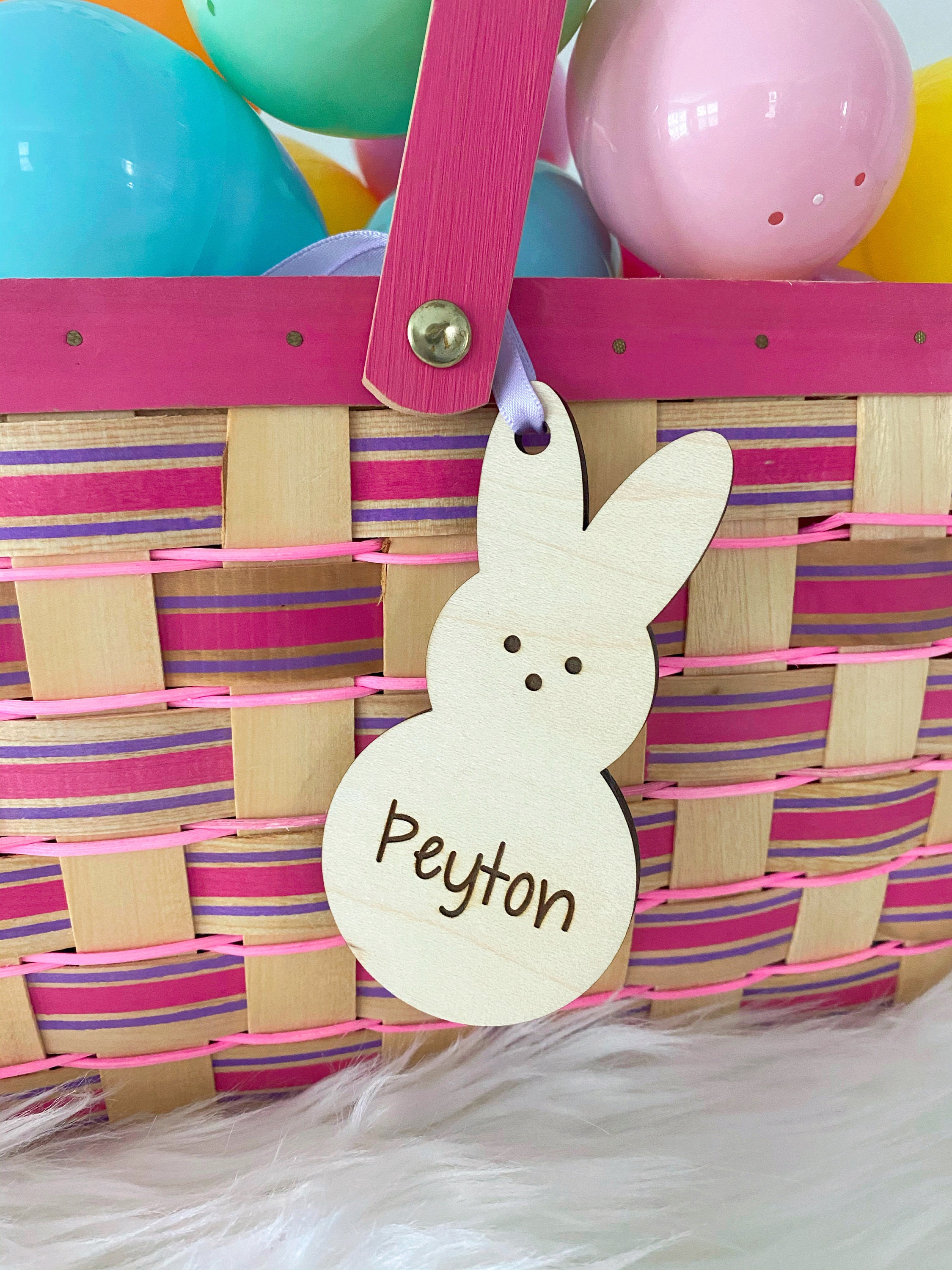 Personalized Easter basket name tags custom kids Easter Etsy