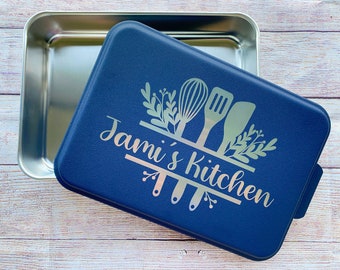 Personalized cake pan | custom engraved baking dish | customized cake pan | hostess gift | housewarming gift | baker birthday gift