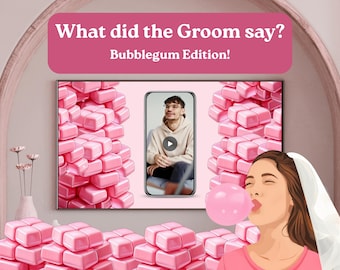 Juego "¿Qué dijo el novio?", Trivia para despedidas de soltera (Descarga digital)