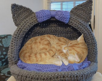 Crochet Kitty Bed Pattern