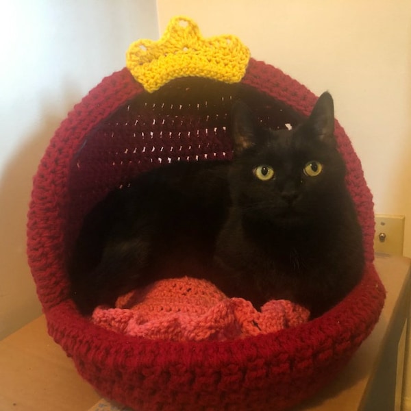 Crochet Princess Cat / Dog Bed Pattern