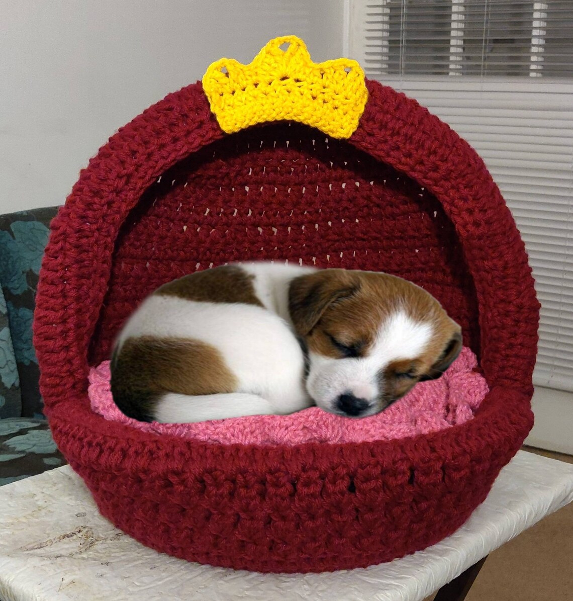 Crochet Princess Cat / Dog Bed Pattern Etsy