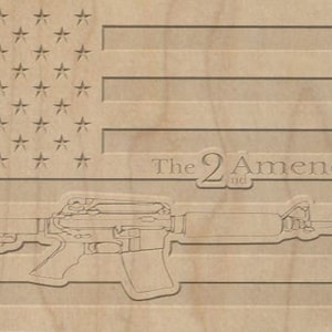 2nd Amendment Flag .svg .dxf