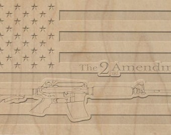 2nd Amendment Flag .svg .dxf