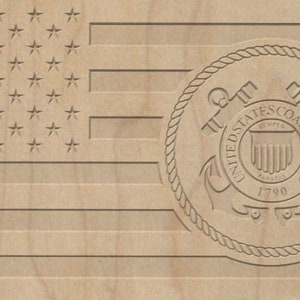 Coast Guard Flag .svg .dxf